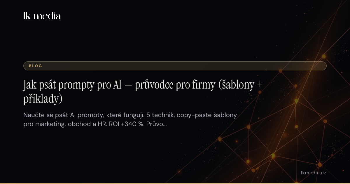 Jak psát prompty