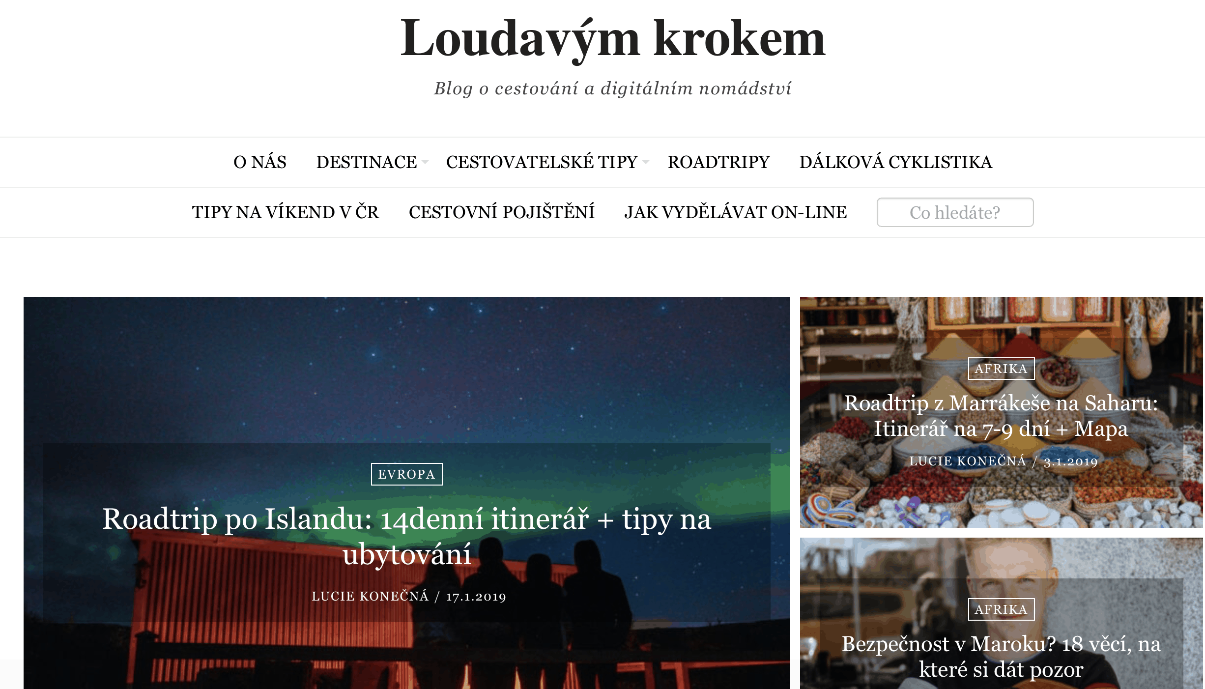 Náš osobní cestovatelský blog